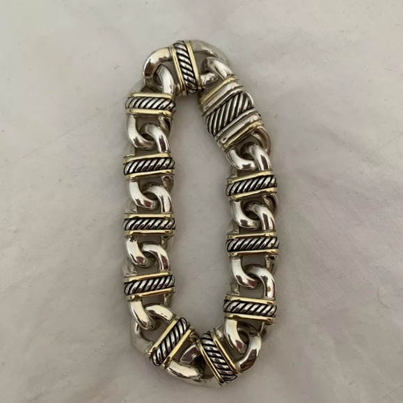 David yurman sterling and 18k gold heavy RARE - Picture 3 of 8